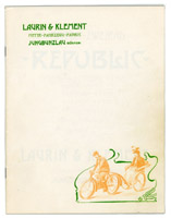 Prospekt v němčině podzim 1902