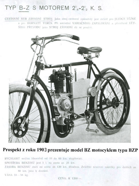 Laurin Klement model BZP 1903
