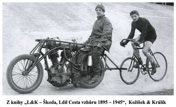 Motorrad Laurin Klement, alte Motorrad, Motorcycles Laurin, Motorrad Puch 1904