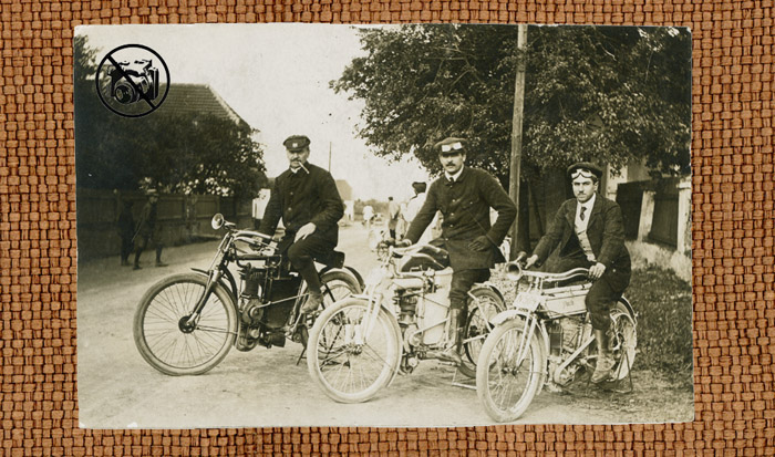 Motorrad Laurin Klement, alte Motorrad, Motorcycles Laurin, Motorrad Puch 1904